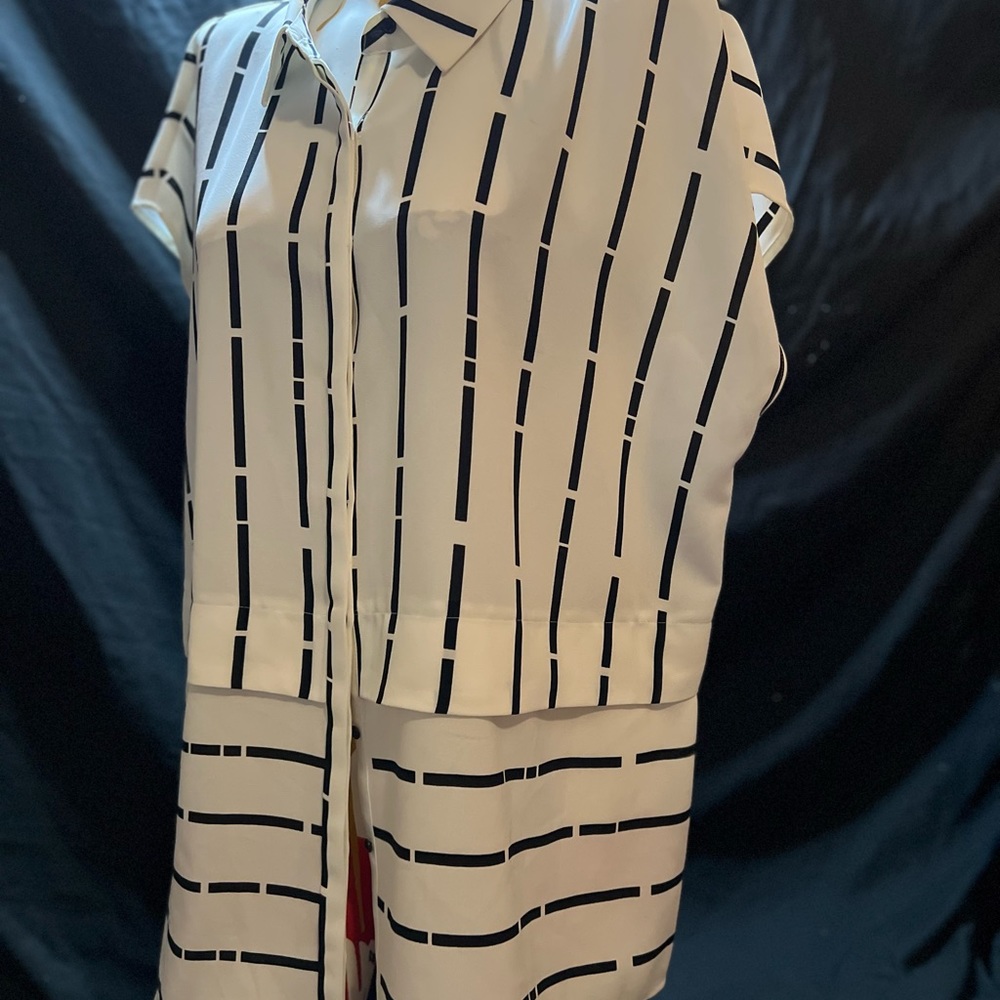 Alfani dress button down blouse